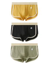 Men's Mid-waist Simple Fashionable Breathable Comfortable Boxers