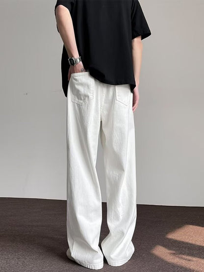 Men's Full Size Wide Leg Jeans Plus Size