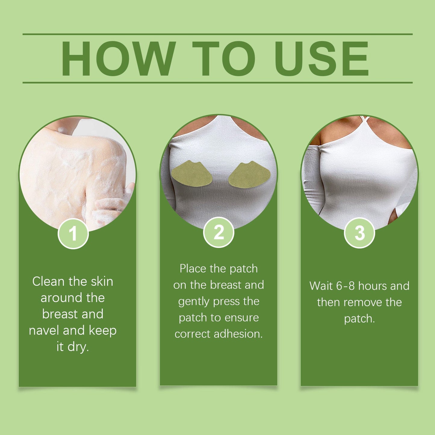 Ximonth Herbal Lift And Firming Chest Patch Lifts The Line Of Your Chest With A Traceless, Invisible Anti-Sagging Herbal Treatment Patch