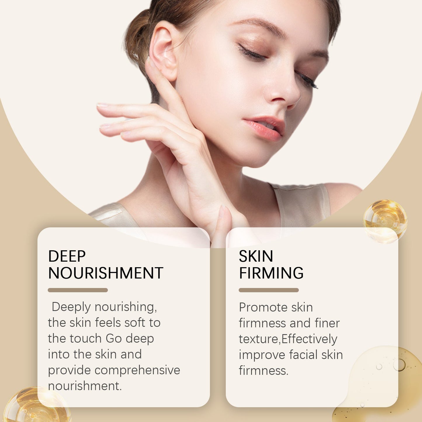 Jaysuing Face Firming Serum To Enhance Skin Elasticity, Firming, Hydrating And Moisturizing Daily Skincare Serum