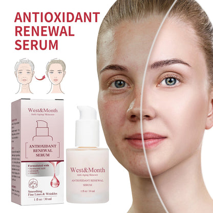 West&Month Antioxidant Renewal Serum, Tighten Facial Skin, Lighten Lines, Moisturize And Prevent Aging Serum