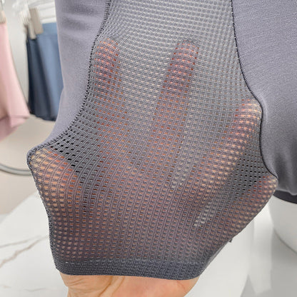 Seamless Nude Soft Mesh Stitching Men's Underwear