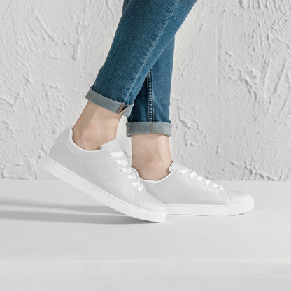 SHO-025GY-24  Classic Leather Sneakers
