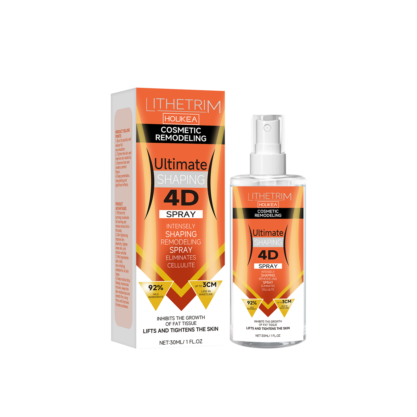 Houkea Bee Venom Body Spray Body Moisturizing Collagen Firming And Shaping Body Curves Bee Venom Spray