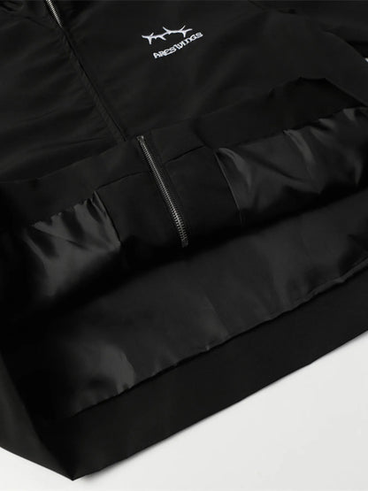 Men's Contrast Zip Up Jacket