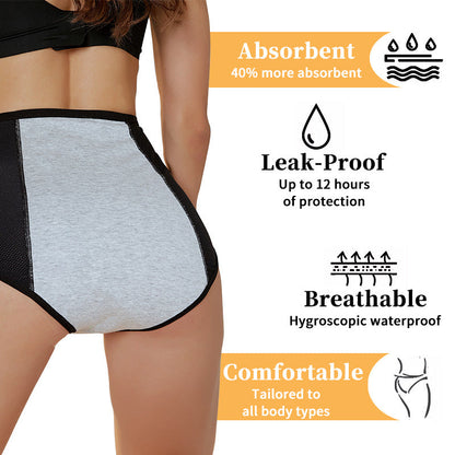 Physiological Underwear Women's Breathable Mesh Front And Rear Leak-proof Underwear