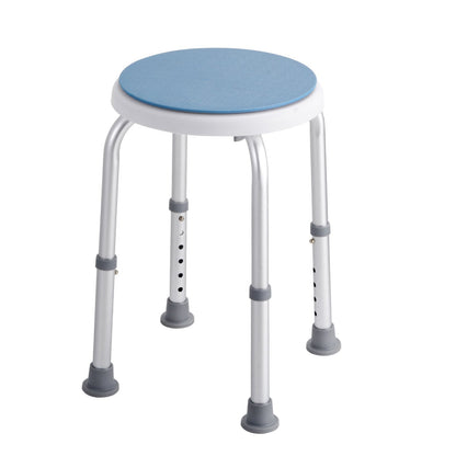 VEVOR Shower Chair For Inside Shower, 360 Degree Swivel Shower Seat, Adjustable Height Shower Stool, Non-Slip Bench Bathtub Seat Stool For Elderly Disabled Adults Handicap, 300 Lbs Capacity