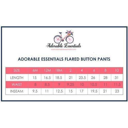 Button Flare Pants