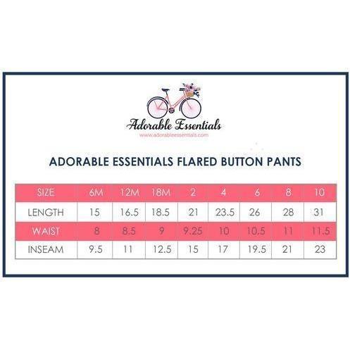 Button Flare Pants