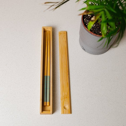 Bamboo Chopstick Storage Box | Small