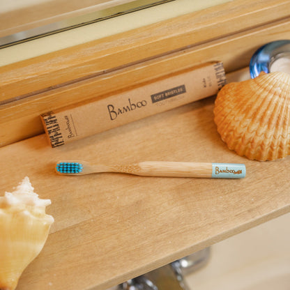 Bamboo Kids Toothbrush | Round Handle