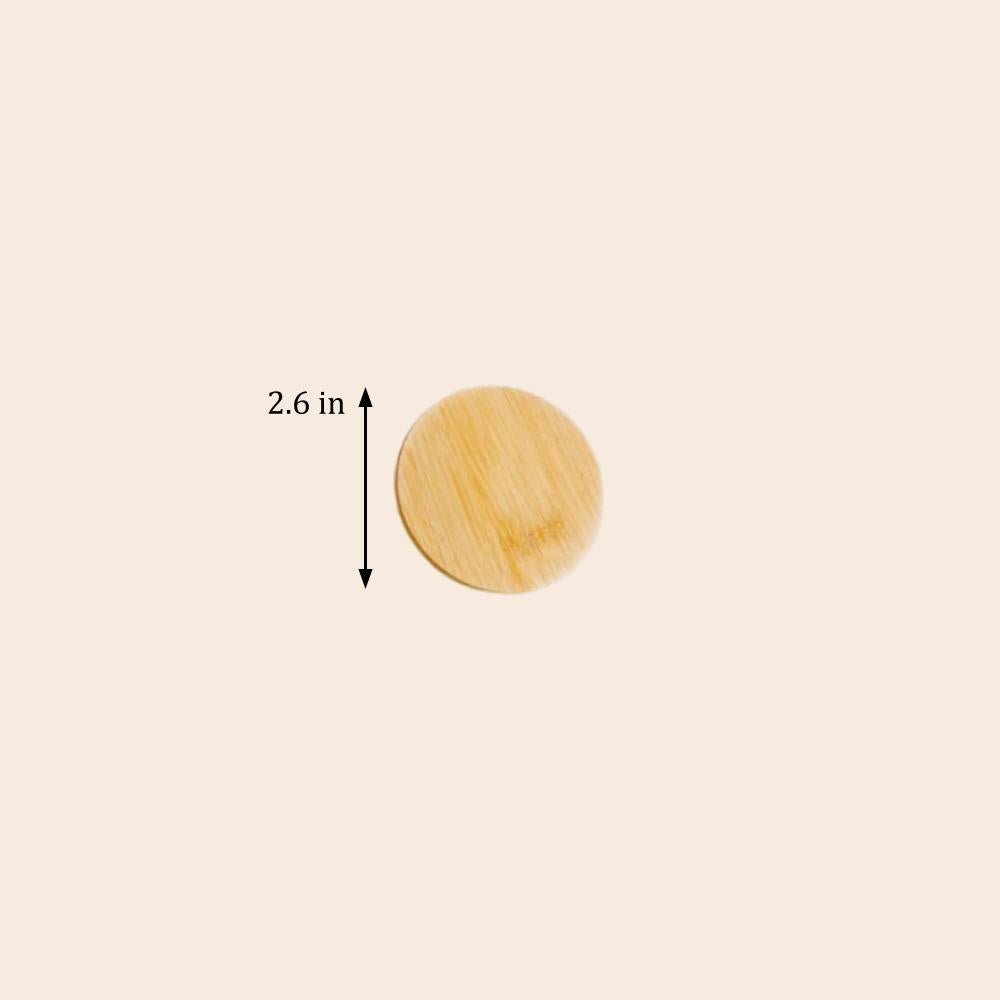 Bamboo Mason Jar Lids