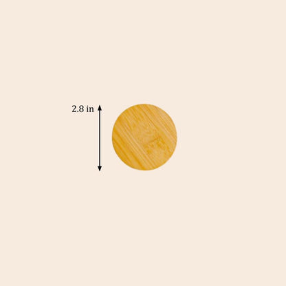 Bamboo Mason Jar Lids