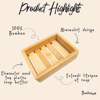 Bamboo Soap Lift | Deep Shelf