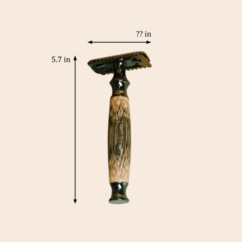 Bamboo Stainless Steel Safety Razor