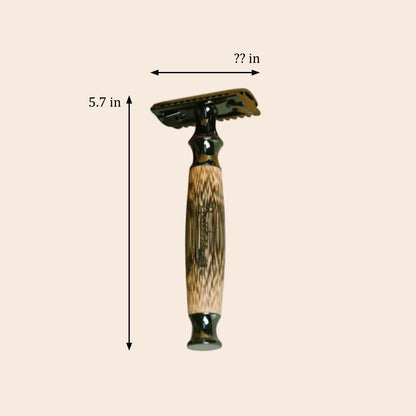 Bamboo Stainless Steel Safety Razor