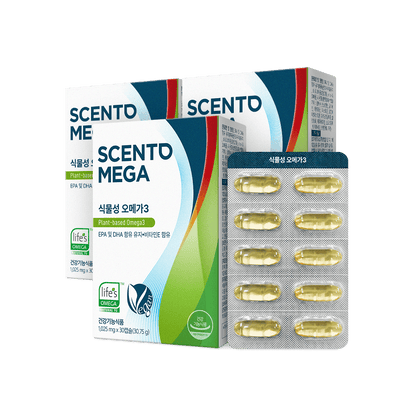 [Bundle] Scento Mega Plant Based Omega, 30 capsules x 3box
