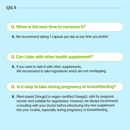 [Bundle] Scento Mega Plant Based Omega, 30 capsules x 3box