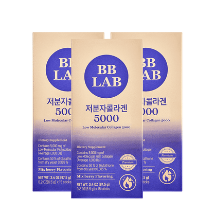 [Bundle] Low Molecular Collagen 5000, 15 sticks x 3box