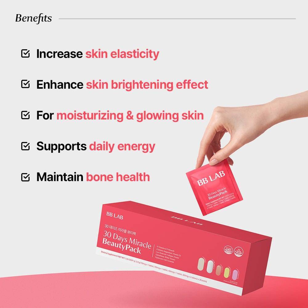 [Bundle] NUTRIONE BB LAB 30days Miracle Beauty Pack (5 tablets x 30 packs) x 3box