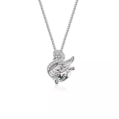 925 Sterling Silver Zircon Pendant Necklace