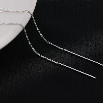 925 Sterling Silver Chain Earrings