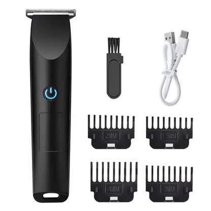 Men Pro Electric Hair Clippers Beard Trimmer Cutting Barber Shaving Machine Black Logistics Only For USPS. TK TMEU Only For Self-pickup