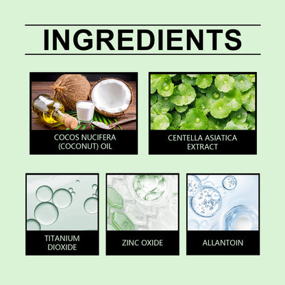 Eelhoe Centella Protective Cream Summer Uv Isolation Refreshing Non-Sticky Moisturizing Protective Cream