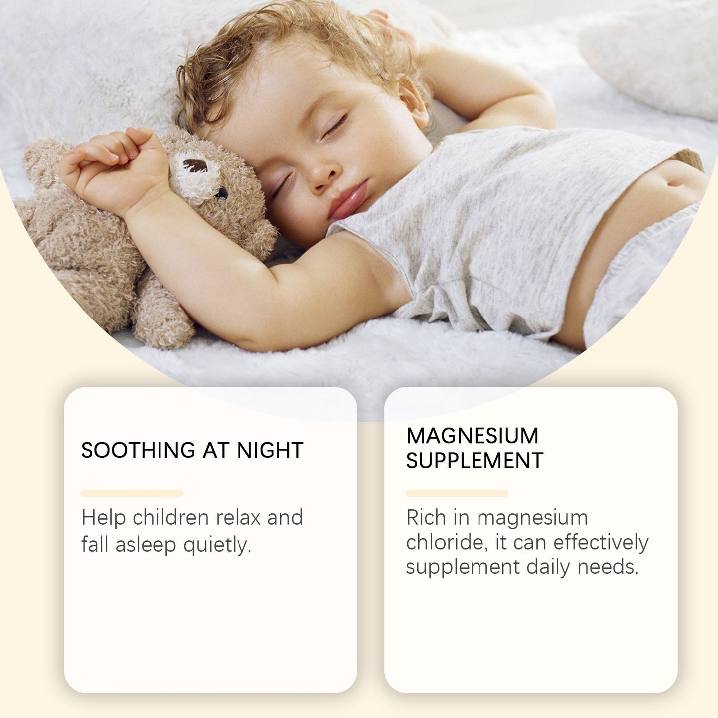 Wiieey Magnesium Bedtime Soothing Cream For Kids