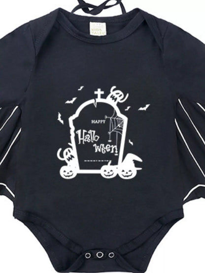 Children's Halloween Bat Bodysuit & Hat Costume Set