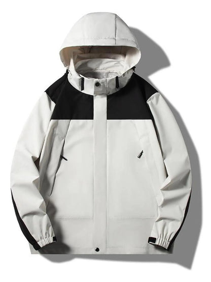 Men's Plus Size Casual Lightweight Hooded Jacket