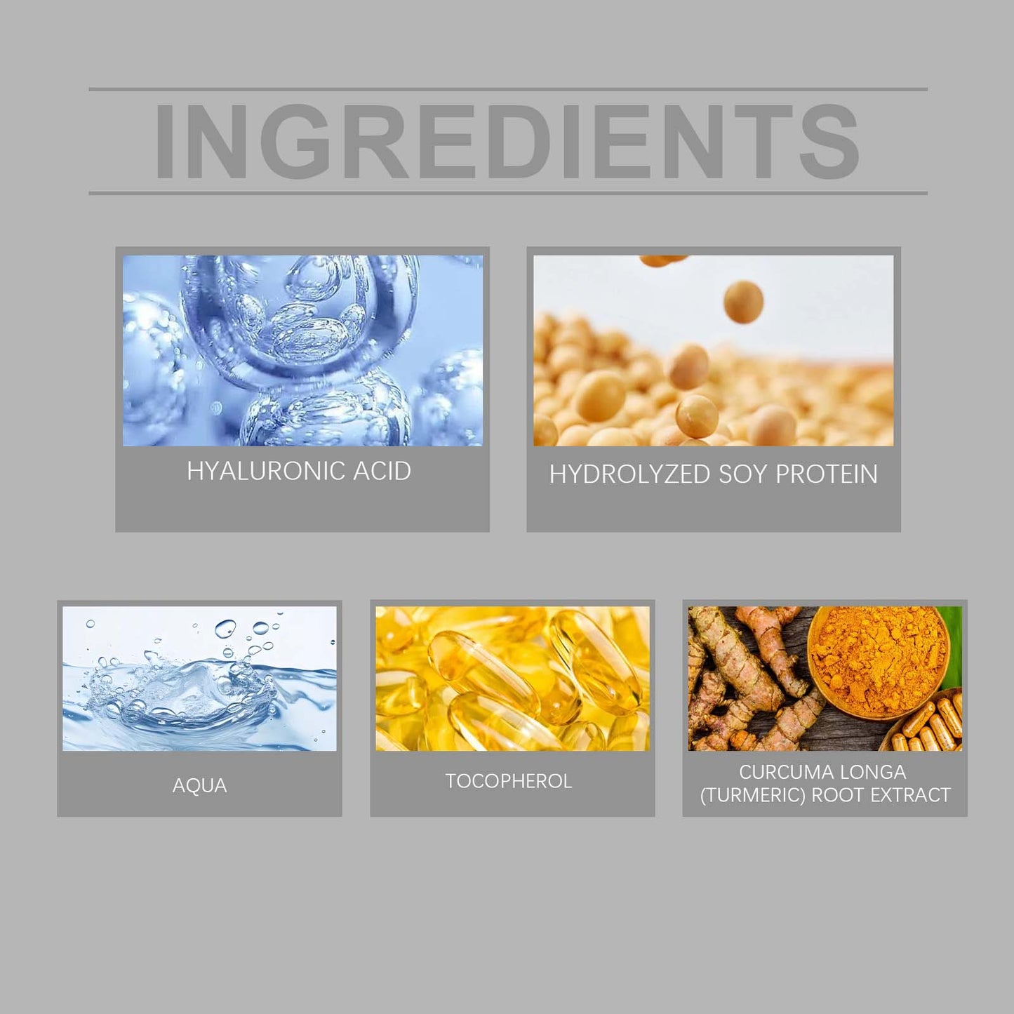 Hoygi Hyaluronic Acid Anti-Wrinkle Cream Hyaluronic Acid Hydrolyzed Soy Protein Hydrating Moisturizing Cream