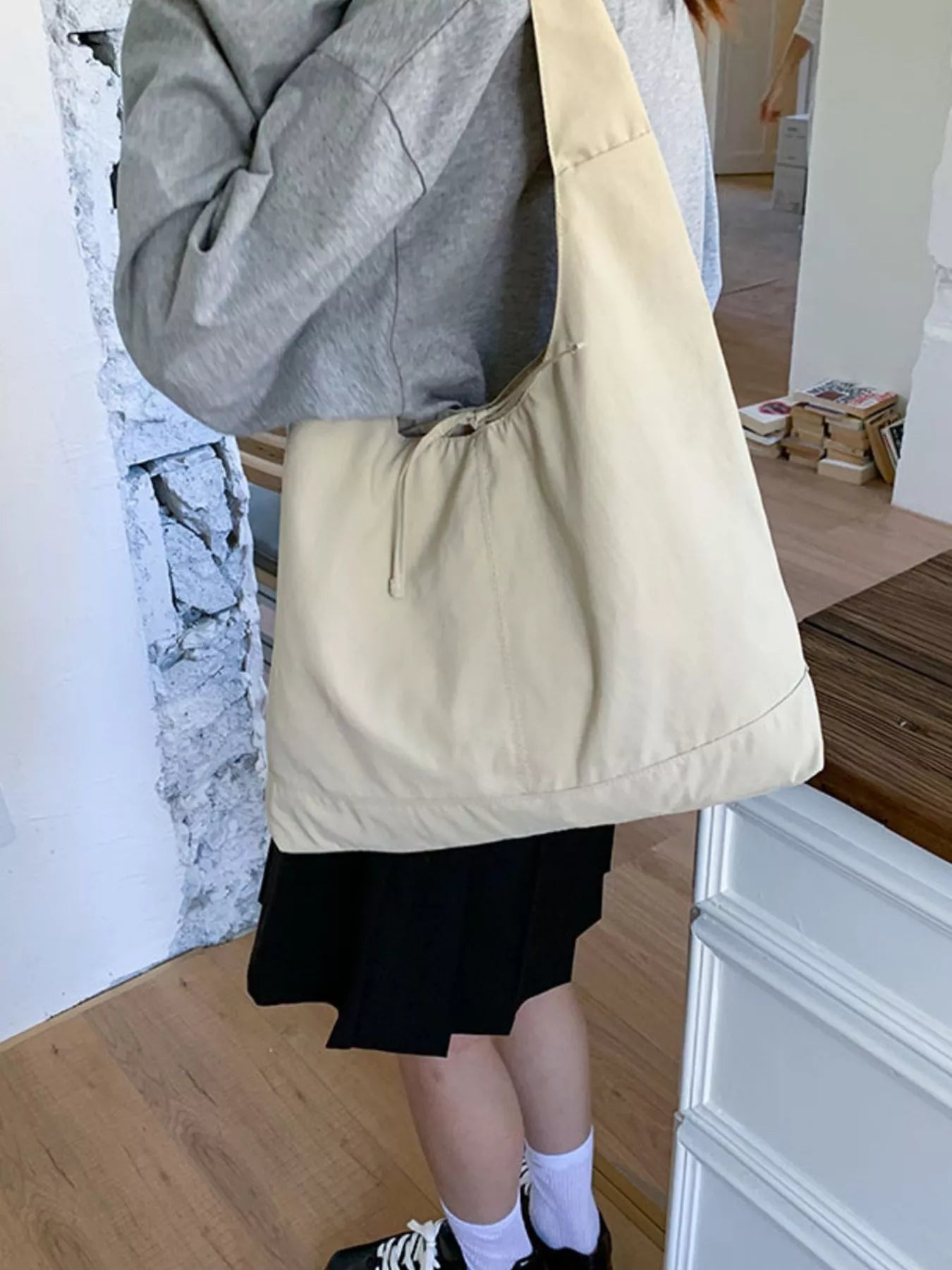 Tied Casual Lightweight Shoulder Bag