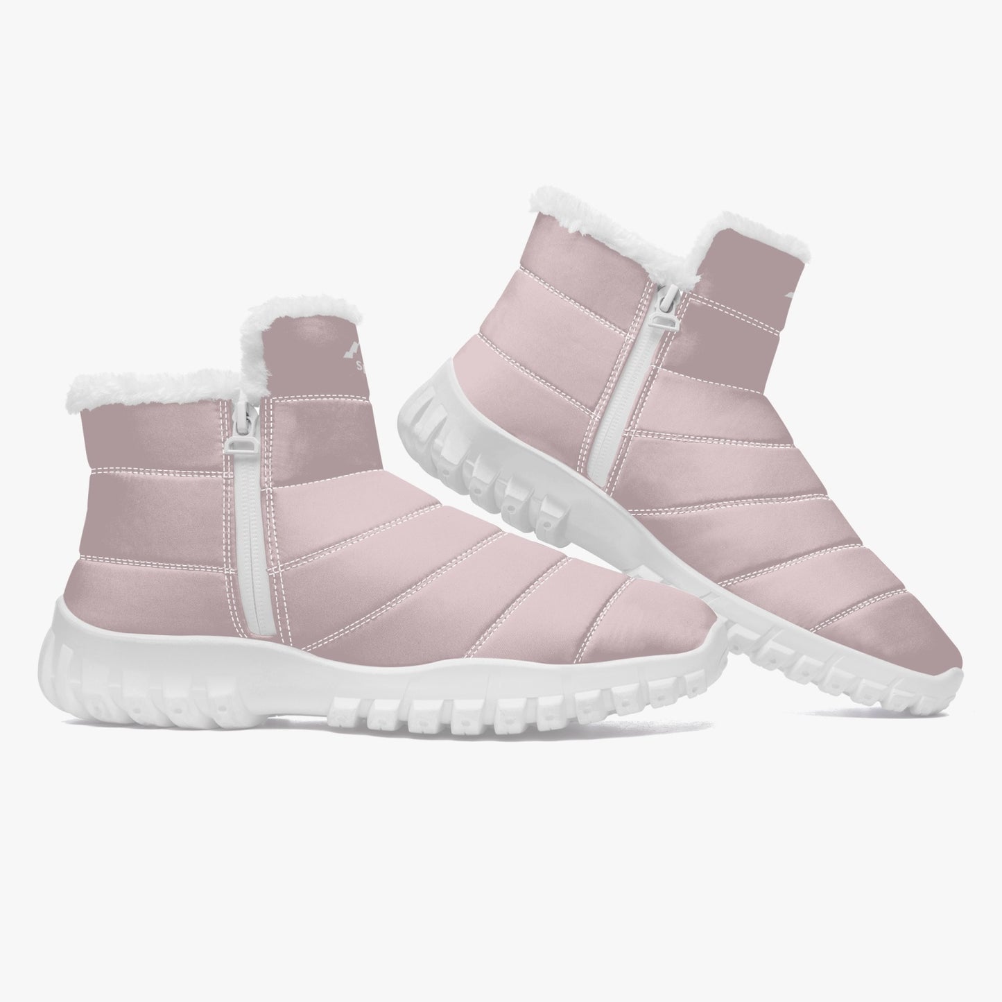 SHO-024PPL-24 Fur Zip Up Boots