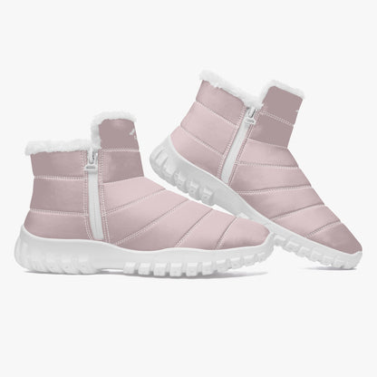 SHO-024PPL-24 Fur Zip Up Boots