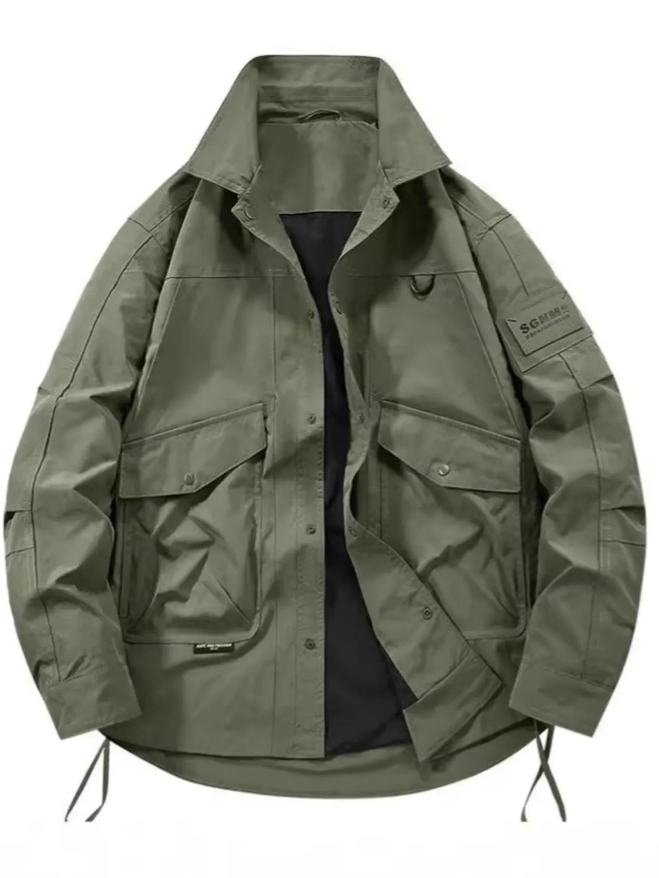 Men's Plus Size Urban Style Cargo Jacket
