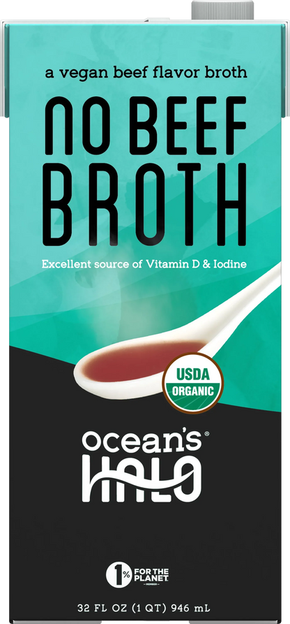 Ocean's Halo Beef-Free Broth (Pack of 6-32 Oz)