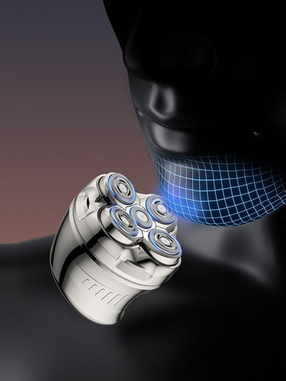Rechargeable 5-Head Rotary Shaver