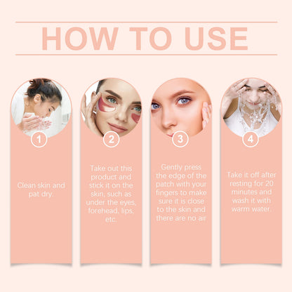 Jaysuing 5 In 1 Collagen Eye Mask, Gently Nourishes, Brightens And Moisturizes The Skin Of Your Eyes