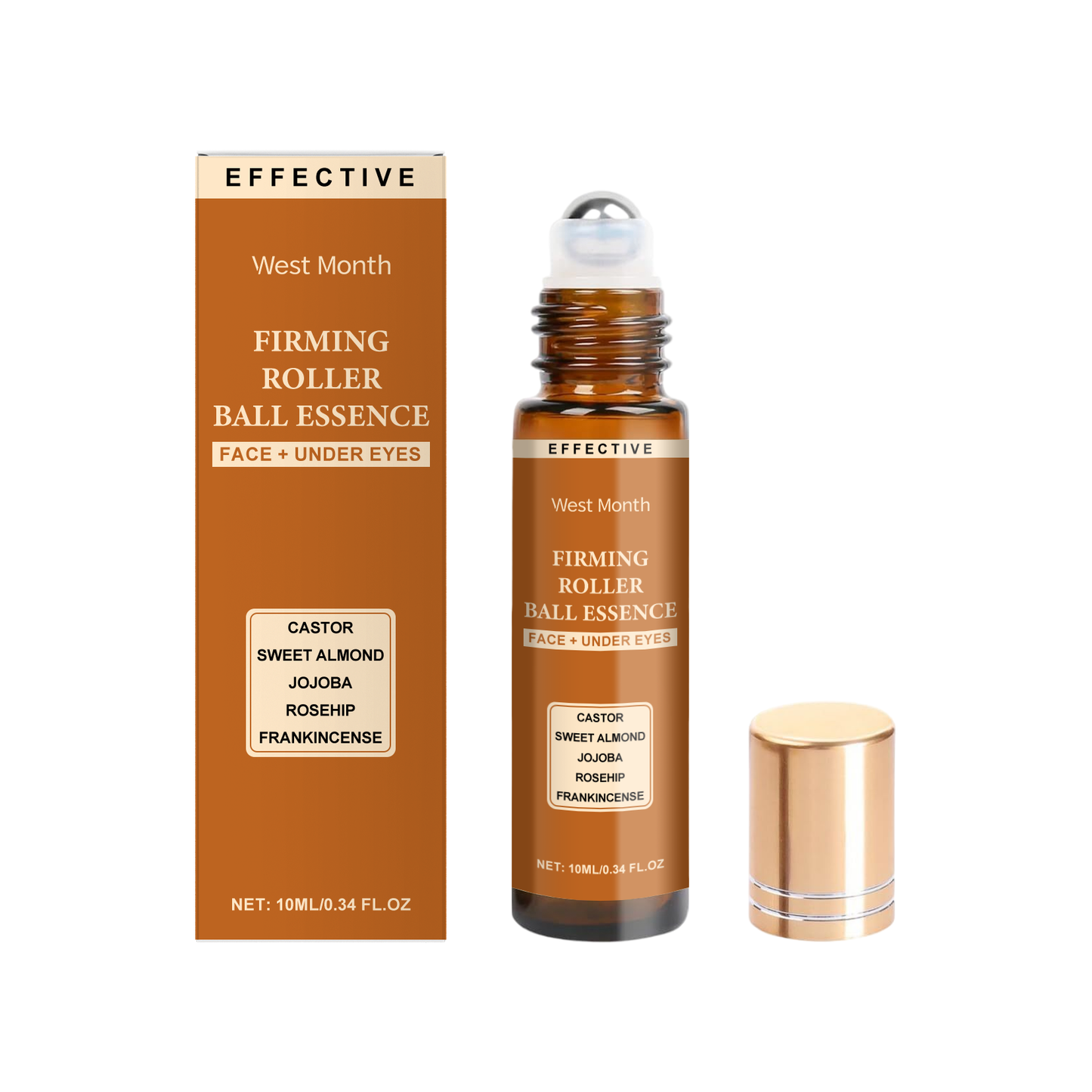 West&Month Firming Ball Essence, Gentle Hydrating Firming Moisturizing Nourishing Lifting Facial Skin Care