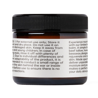 Tunmate Beef Tallow 56.7g Face Cream Lasting Moisturizing Soothing Facial Skin Firming Increase Facial Elasticity Nourishing Smooth Skin Care