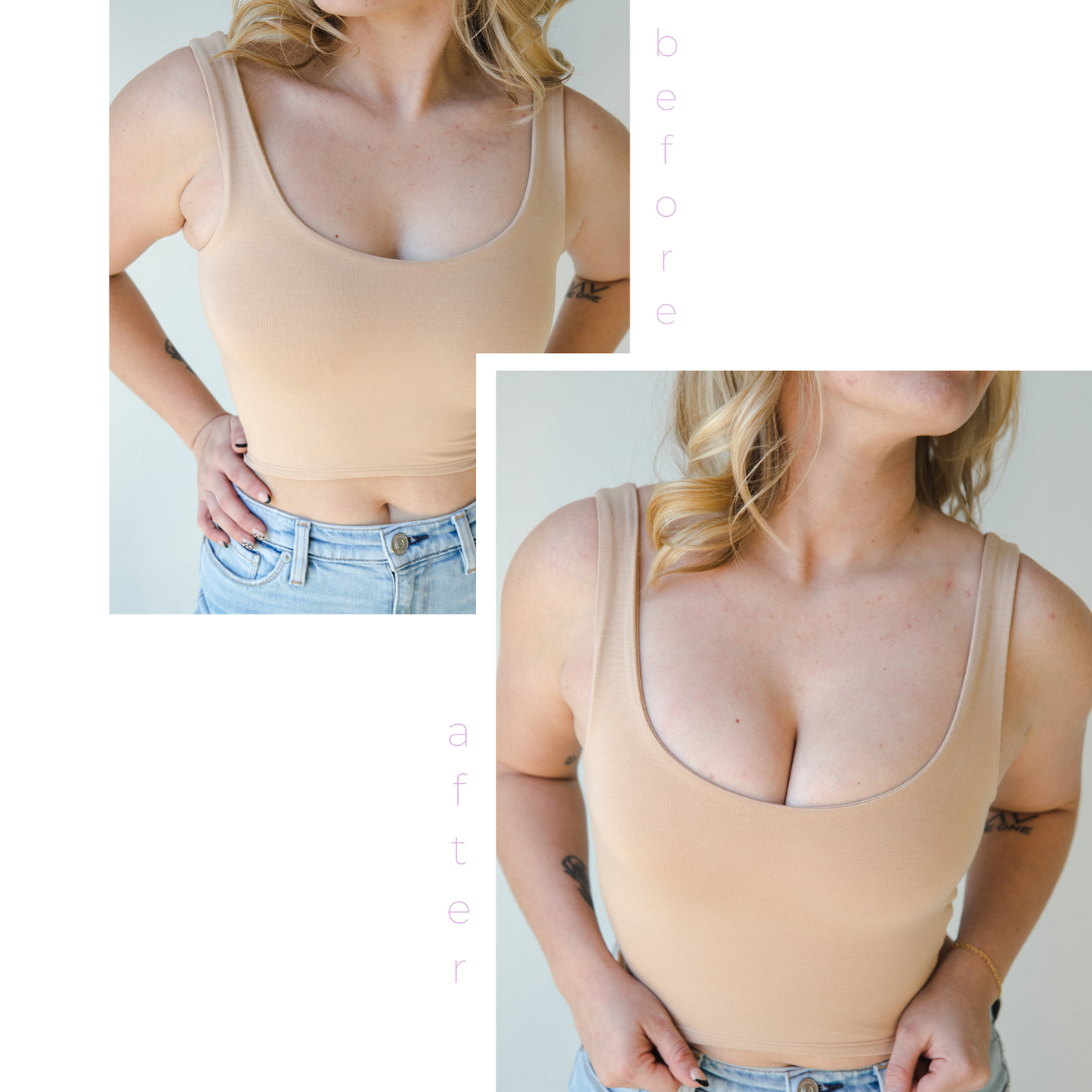 Seamless Stick-On Bra in MEDIUM TINT