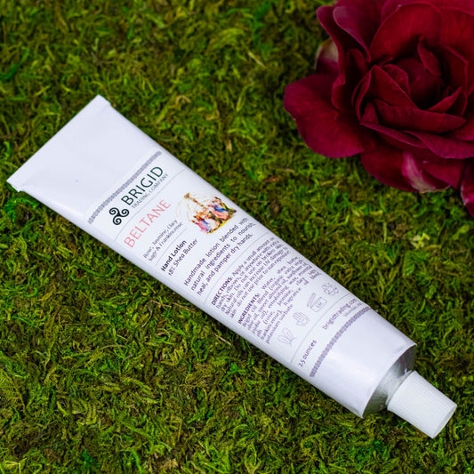 Beltane Natural Hand Lotion - Rose, Jasmine, Clary Sage, and Frankincense