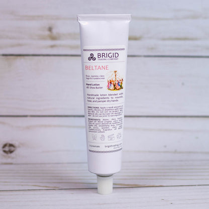 Beltane Natural Hand Lotion - Rose, Jasmine, Clary Sage, and Frankincense