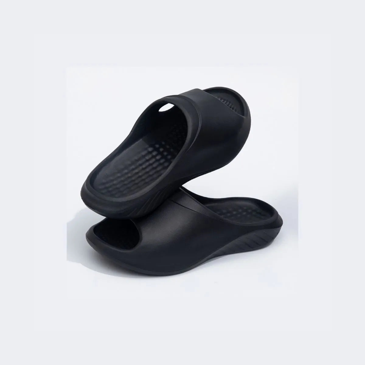 Open Toe Platform Slippers
