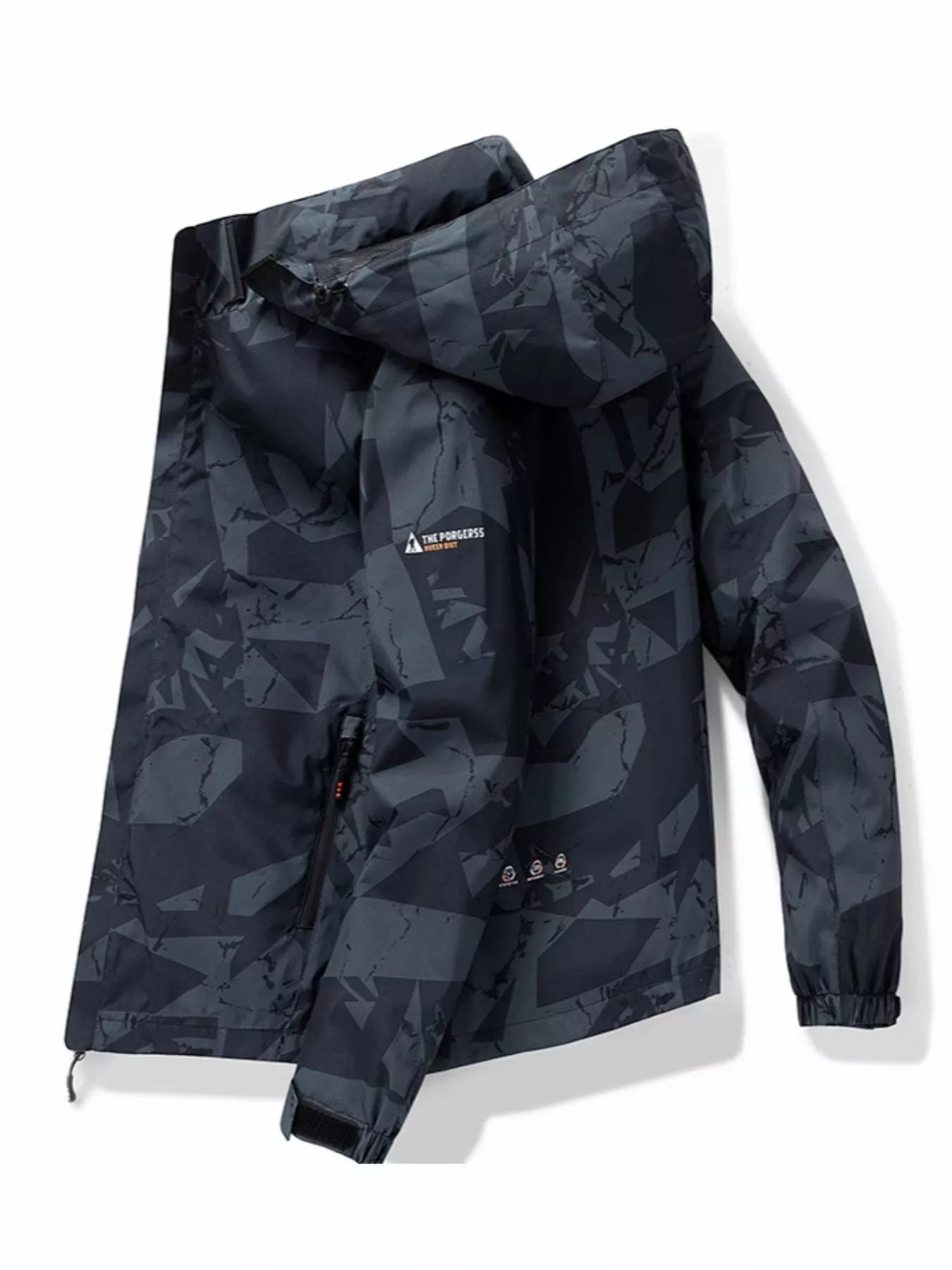 Men's Plus Size Camouflage Waterproof Outdoor Jacket
