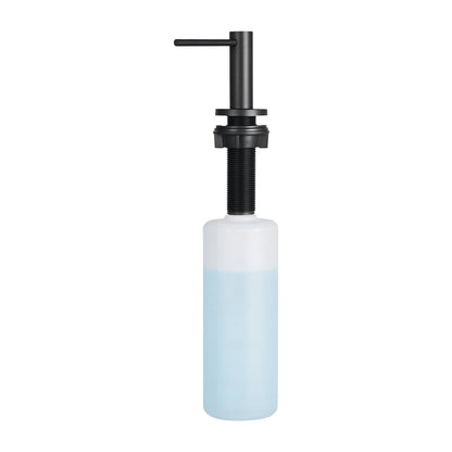 Built In Soap Dispenser For Kitchen Sink Stainless Steel With 17oz Bottle