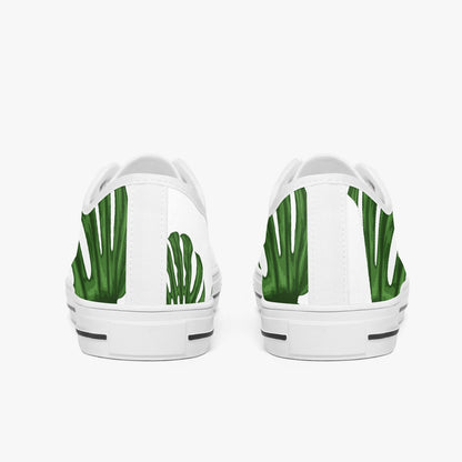 SHO-015W-24 Classic Low-Top Canvas Shoes - White