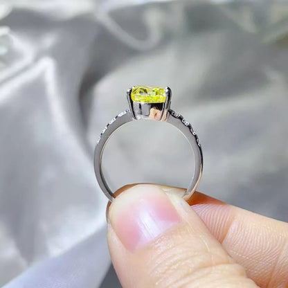 3 Carat Moissanite Oval 925 Sterling Silver Ring
