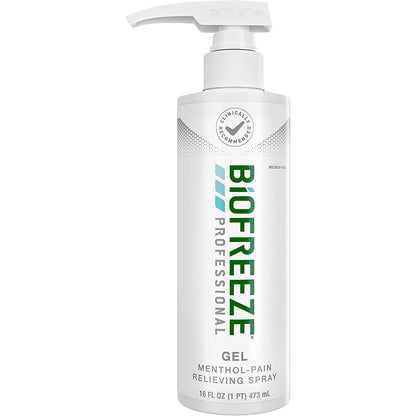Biofreeze Professional Pain Relief Gel, Green, 16 oz Pump